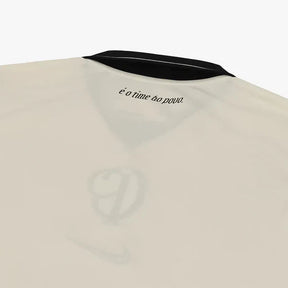 camisa feminina corinthians 2023 24 manto do corinthians bege novo