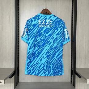 Camisa Corinthians Goleiro C/ Todos Patrocinadores 2024/25 - Azul
