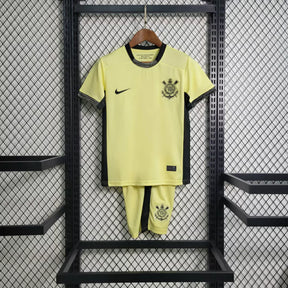 Kit Infantil Corinthians III 2023/24 + PERSONALIZAÇÃO GRÁTIS